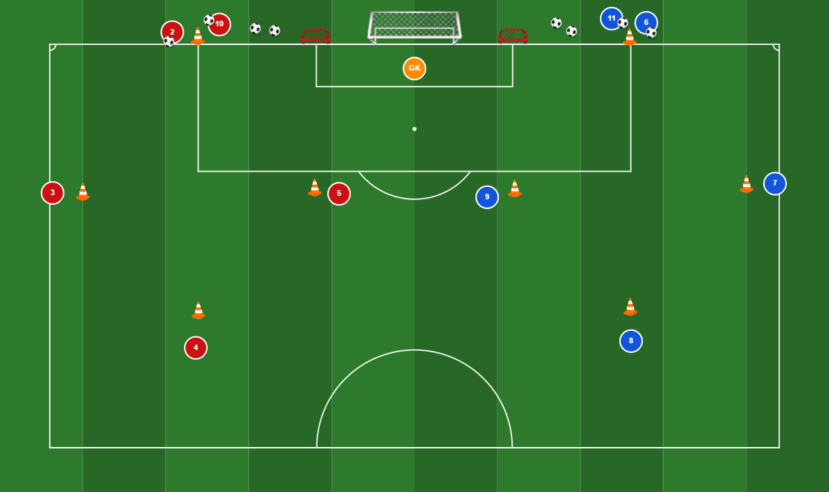 Double Diamond — Finishing Drill